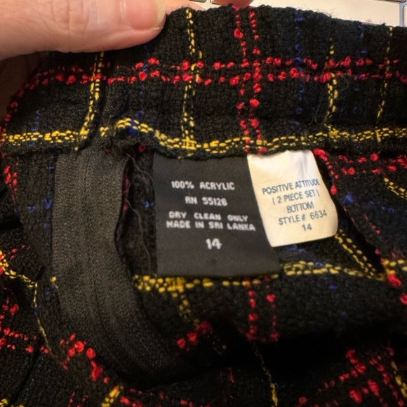 Y2K vintage Positive Attitude suit blazer skirt size 14 - Picture 8 of 10